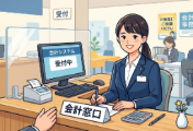 計算受付窓口イラスト