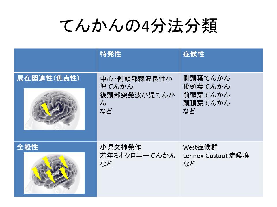 てんかんの4分法分類